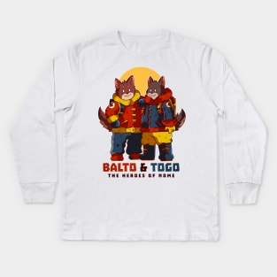 BALTO and TOGO Kids Long Sleeve T-Shirt